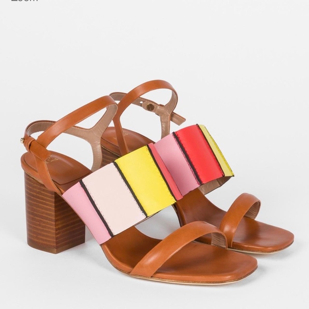 Paul Smith Color Block Heeled Sandal